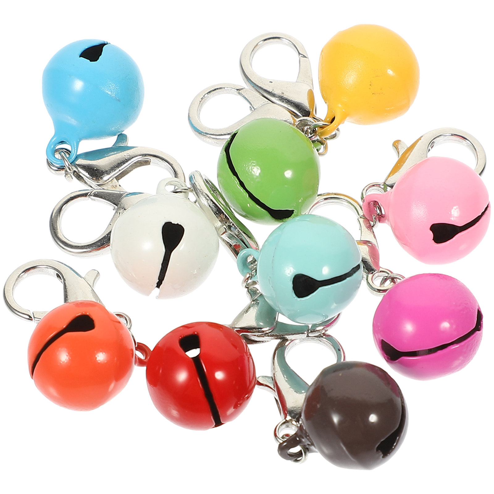 Pet Supplies Locations - 10Pcs Pet Collar Bells Durable Cat