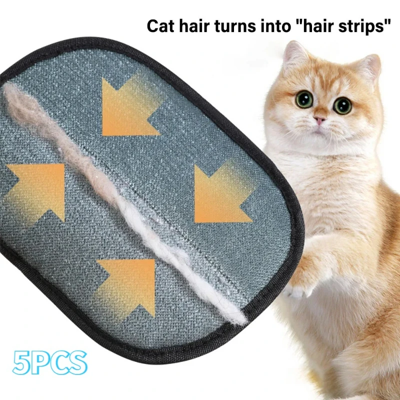 Pet Grooming Glove - New Pet Hair Removal Tool Reusable