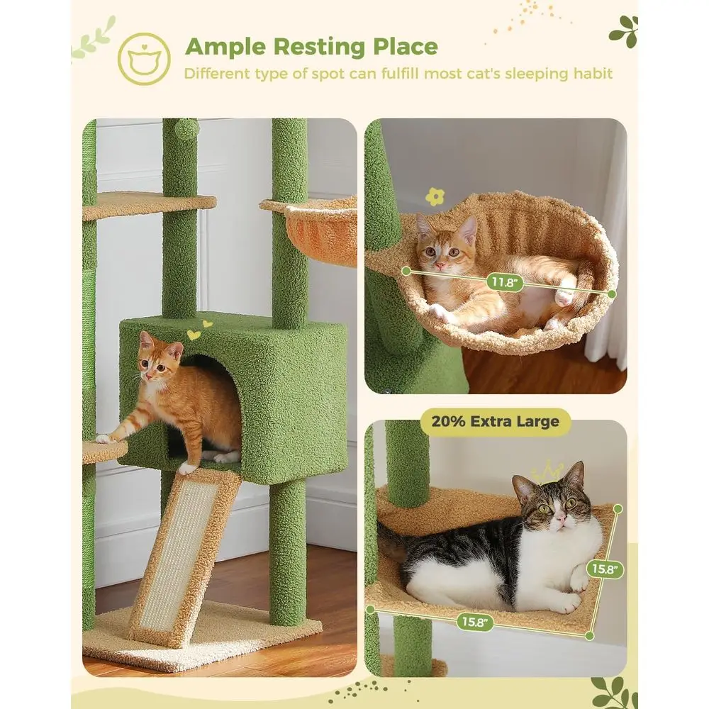 Adjustable Tall Cat Tree Tower - đánh giá và giá Cat Scratching Post