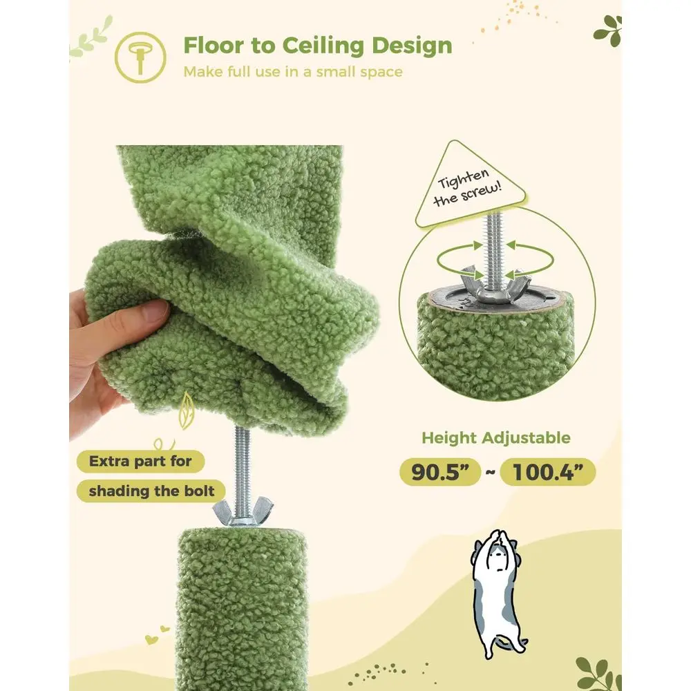 Adjustable Tall Cat Tree Tower - đánh giá và giá Cat Scratching Post