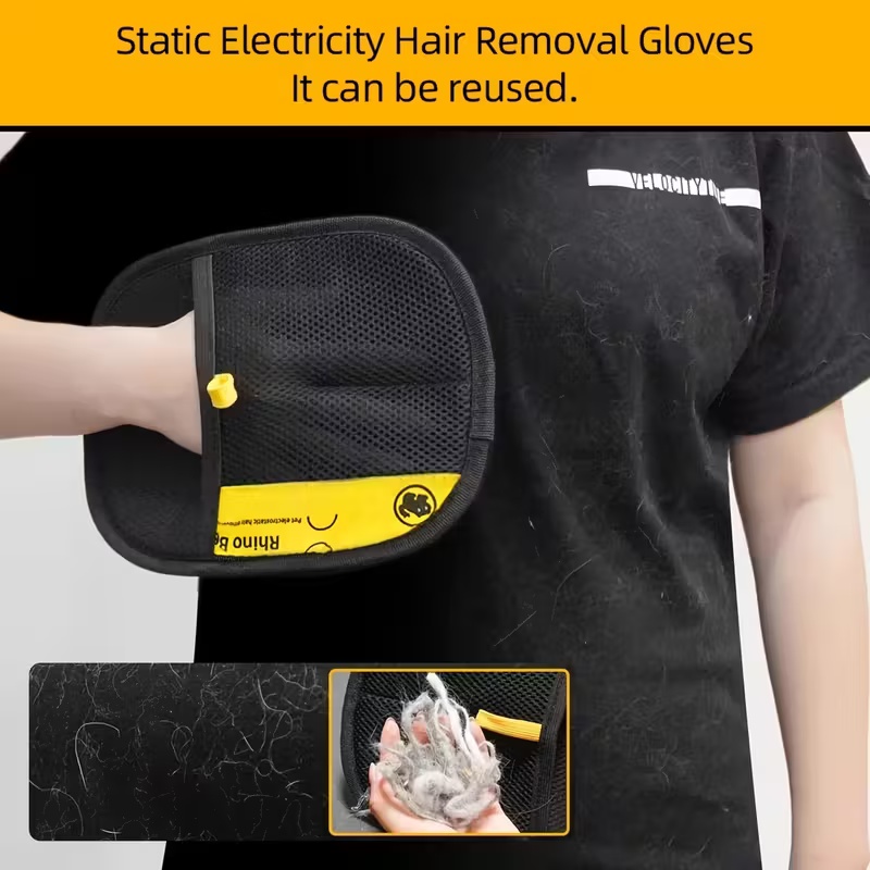 Double-Sided Pet Hair Removal  - đánh giá và giá Pet Grooming Glove