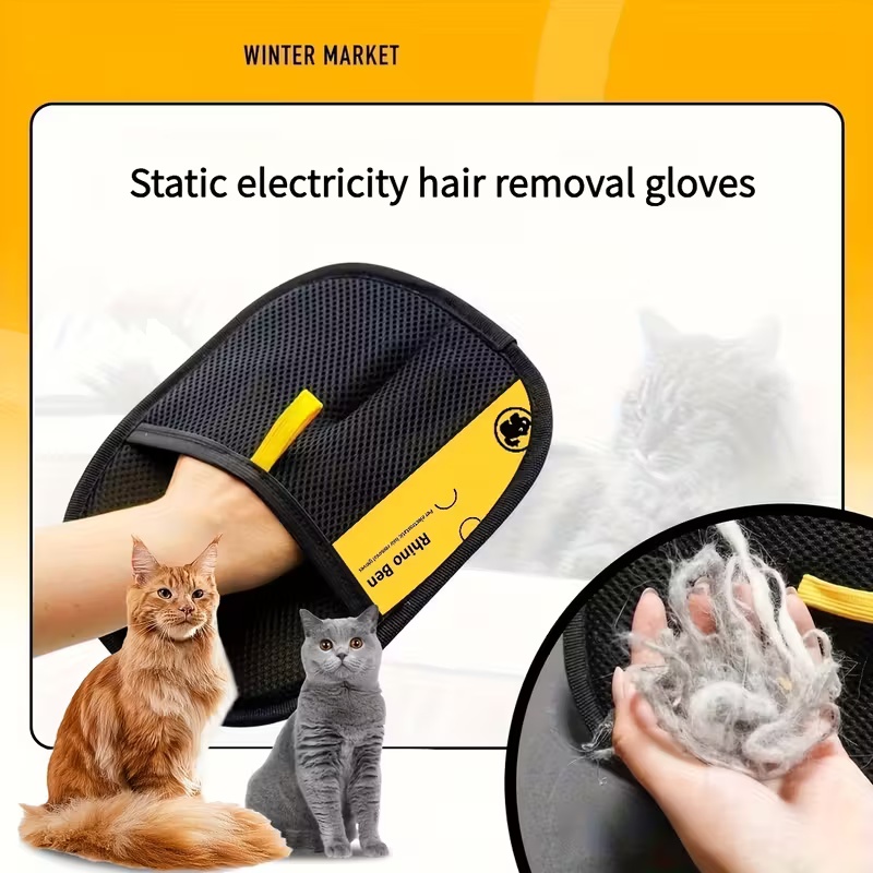 Double-Sided Pet Hair Removal  - đánh giá và giá Pet Grooming Glove