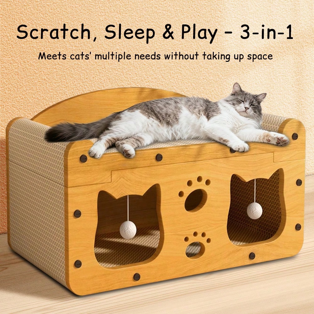 Luxury Double-Level Cat Scratc - đánh giá và giá Cat Scratching Post