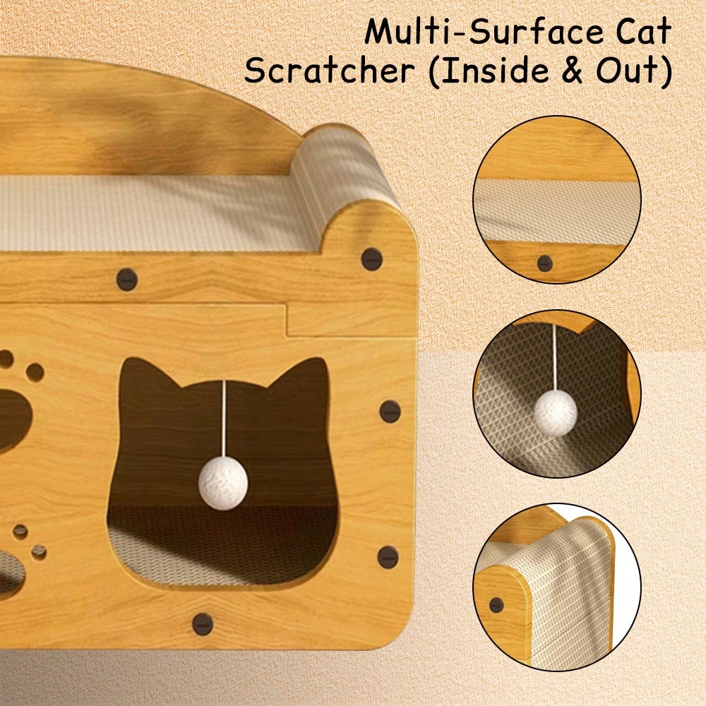 Luxury Double-Level Cat Scratc - đánh giá và giá Cat Scratching Post
