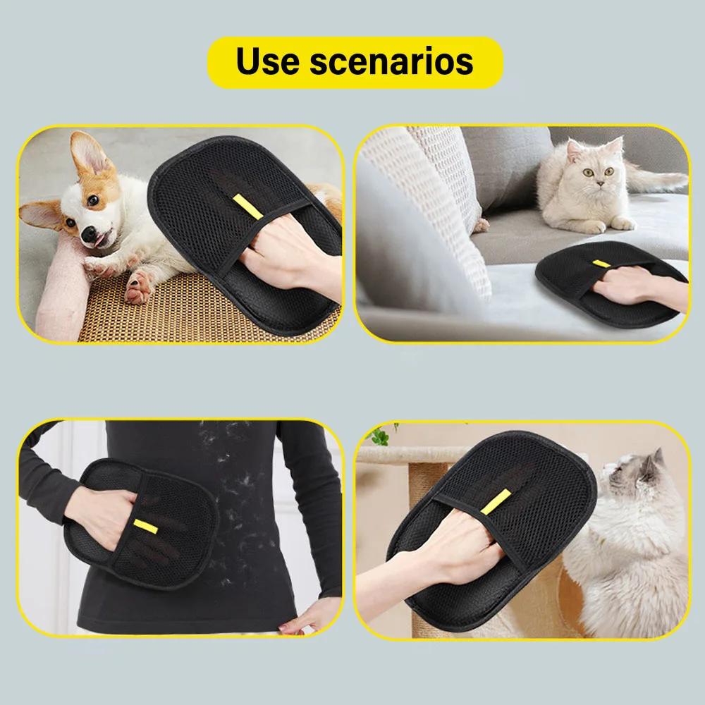 New Pet Hair Removal Tool Reus - đánh giá và giá Pet Grooming Glove