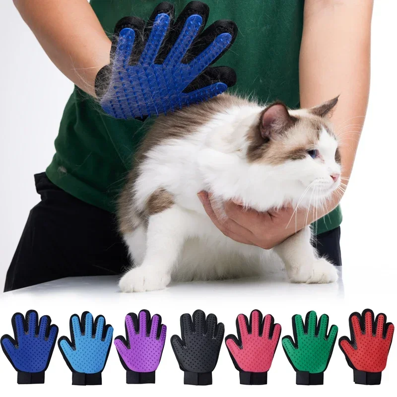 Pet Hair Remove Gloves Rubber  - đánh giá và giá Pet Grooming Glove