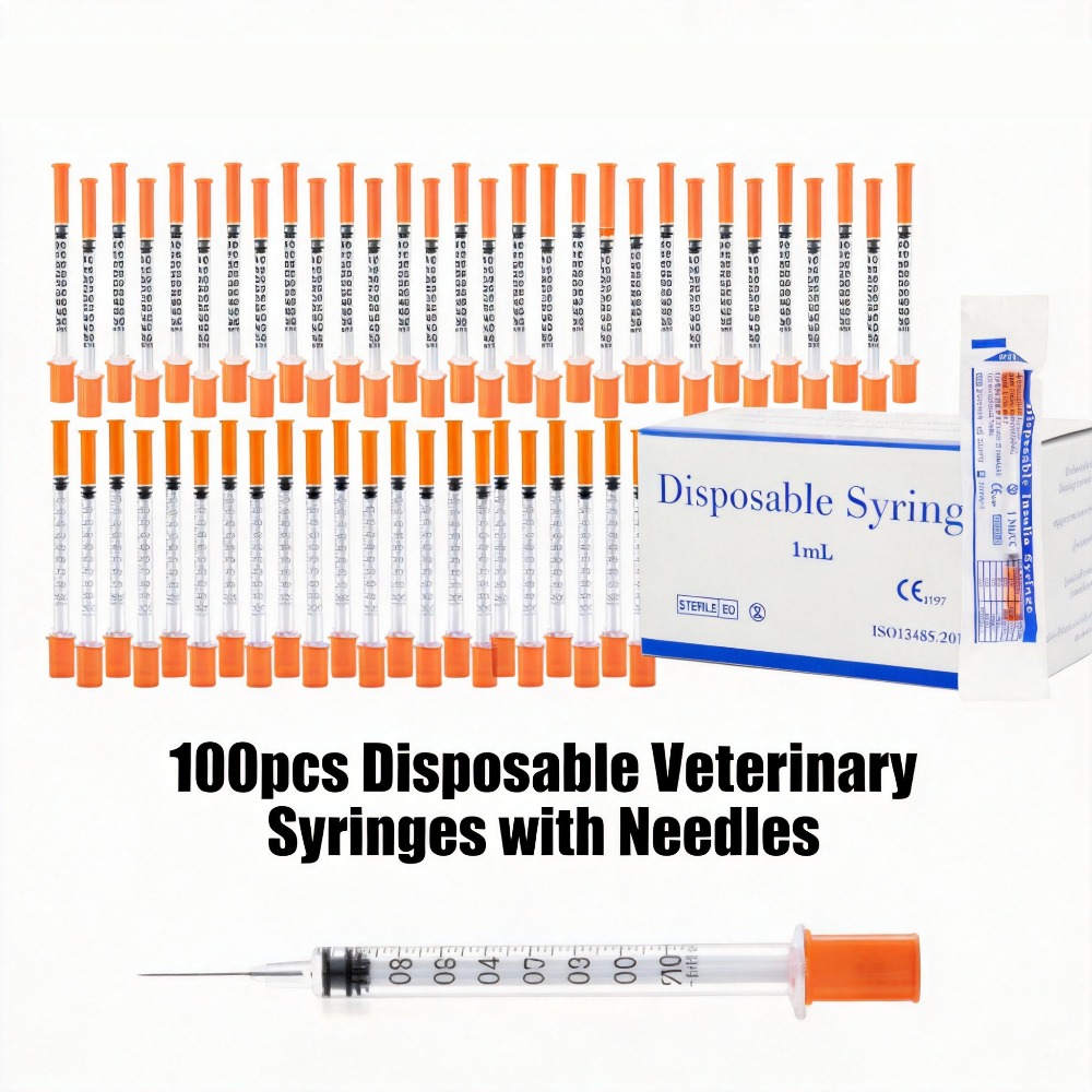 100pcs Disposable Syringe1ml 0 - đánh giá và giá Pet Supplies Nz