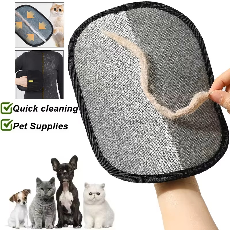 Pet Hair Removal Tool Reusable - đánh giá và giá Pet Grooming Glove