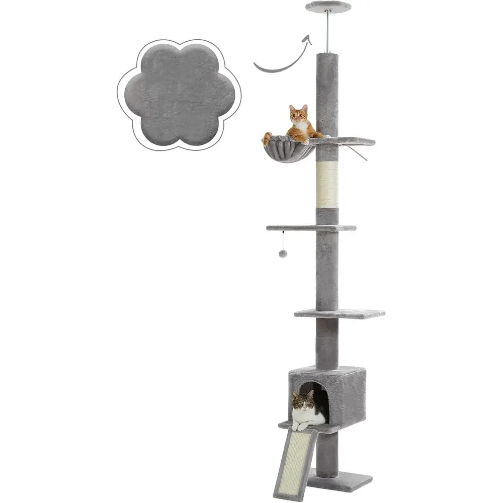Adjustable 5-Level Cat Tree, 8 - đánh giá và giá Cat Scratching Post