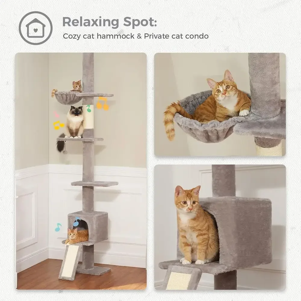 Adjustable 5-Level Cat Tree, 8 - đánh giá và giá Cat Scratching Post
