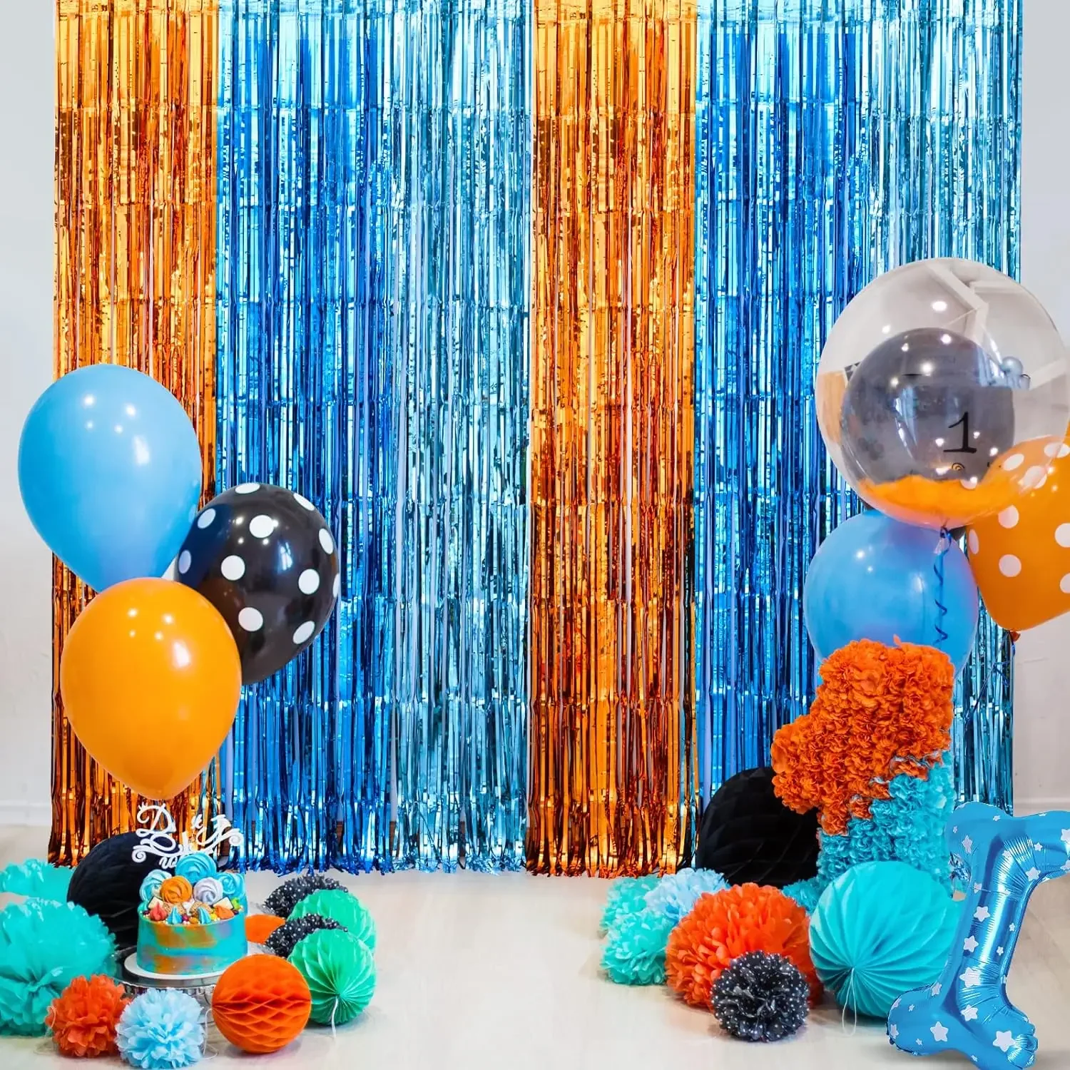 Orange Blue Dog Foil Fringe Cu - đánh giá và giá Pet Supplies Nz