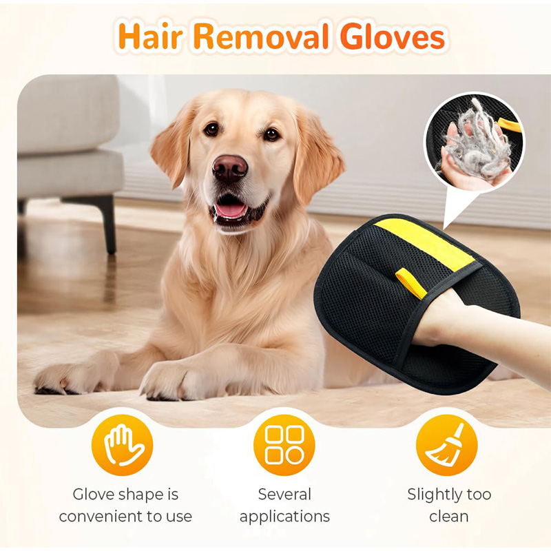 Pet Hair Removal Tool Reusable - đánh giá và giá Pet Grooming Glove