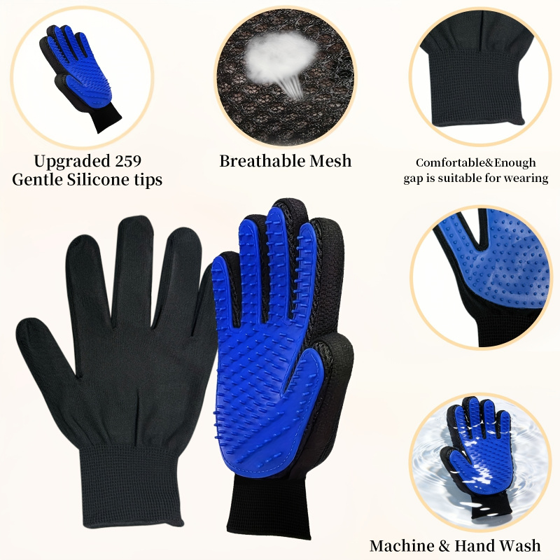 2PCS Pet Grooming Gloves, Mass - đánh giá và giá Pet Grooming Glove