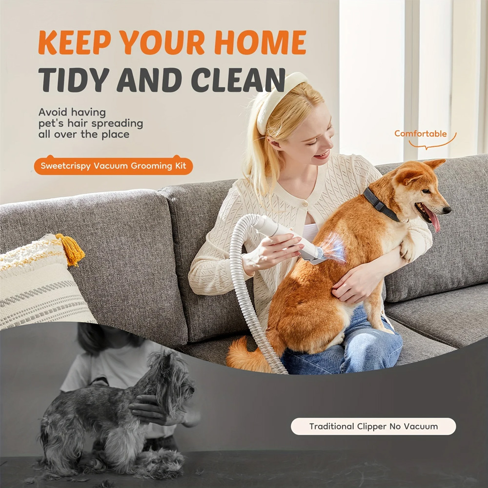 110V US Plug Pet Grooming Vacu - đánh giá và giá Pet Supplies Application