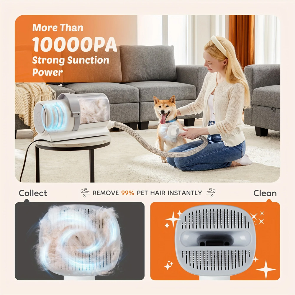110V US Plug Pet Grooming Vacu - đánh giá và giá Pet Supplies Application